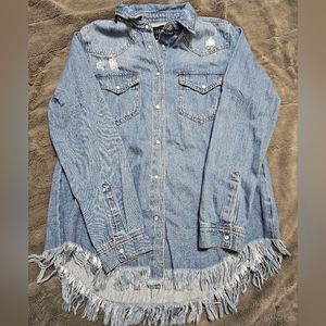 Women's Risen Brand Denim Shirt